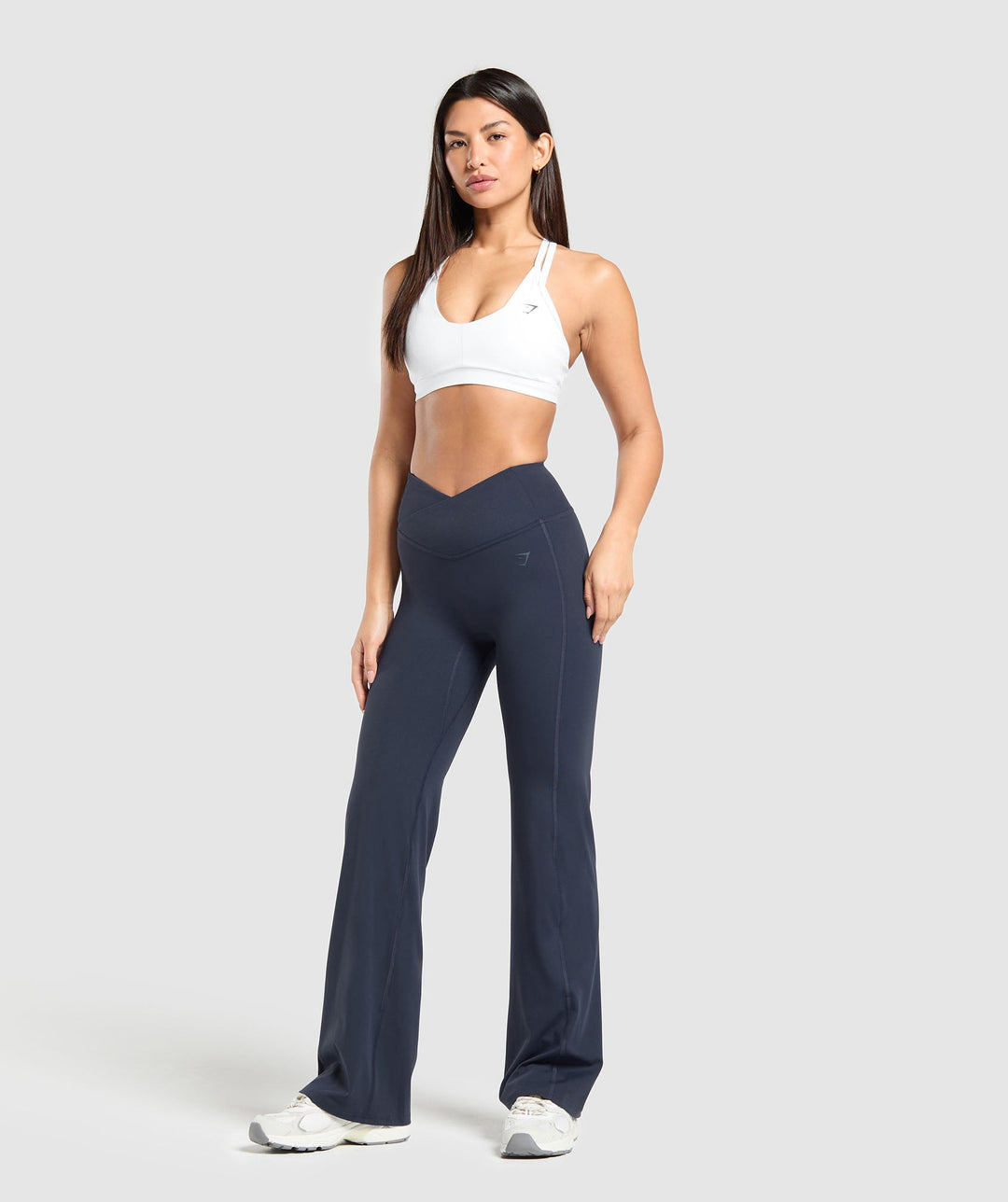Crossover Flared Leggings