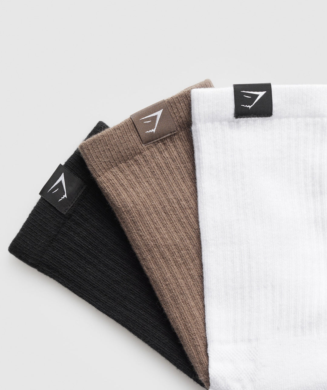 Woven Tab Crew Sock 3PK